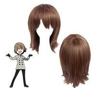 WHBHD Persona 5 Goro Akechi Cosplay Cosplay Crow Hommes Straight Anime Anime Cosplay Cosplay Résistant à la Chaleur Perruques synthétiques Halloween Cosplay