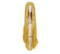 WHBHD Princesse Zelda Cosplay Perruques 100cm Longue Perruque de Cheveux synthétique résistant à la Chaleur de la Chaleur + Perruque