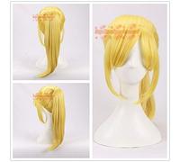 WHBHD Super Femmes Bowsette Cosplay Perruque Princess Bowser Pêche Blonde Blonde Métro Samus retourne Costumes de Cheveux Cosplay Perruque