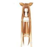 WHBHD Tate No Yuusha No Nariagari Raphtalia Cosplay Perruques de Cosplay Longue Brown avec Oreilles Hair résistant à la Chaleur Cheveux synthétiques