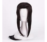 WHBHD Uchiha Itachi Cosplay Perruques de Cosplay 60cm Longue Perruque de Cheveux synthétiques résistant à la Chaleur de la Chaleur + Perruque