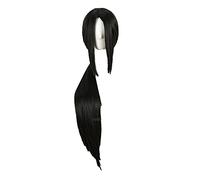 WHBHD Uchiha Itachi Cosplay Perruques Longues Perruque de Cheveux synthétiques résistant à la Chaleur Noir + Perruque