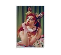 WHBRFO Chappell Roan Poster décoratif sur toile pour chambre à coucher, style sans cadre, 50 x 75 cm