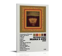 WHBRFO Erykah Badu Mama's GunPoster décoratif sur toile pour chambre à coucher, style cadre, 40 x 60 cm