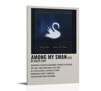 WHBRFO Mazzy Star Among My Swan Poster décoratif sur toile pour chambre à coucher, style cadre, 30 x 45 cm