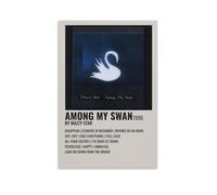 WHBRFO Mazzy Star Among My Swan Poster décoratif sur toile pour chambre à coucher, style sans cadre, 40 x 60 cm