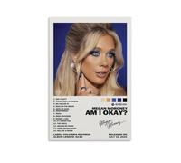WHBRFO Megan Moroney Am I OkayPoster décoratif sur toile pour chambre à coucher, style sans cadre, 20 x 30 cm