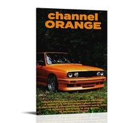 WHBRFO Poster Channel Orange par Frank Ocean pour chambre à coucher, décoration murale, décoration murale, peinture sur toile, style cadre, 60 x 90 cm