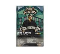 WHBRFO Poster de l'album This One's for You Luke Combs - Décoration murale décorative - Style sans cadre - 20 x 30 cm