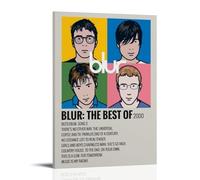WHBRFO Poster décoratif « Blur The Best Of Blur » pour chambre à coucher, décoration murale, décoration murale, salon, style cadre, 50 x 75 cm