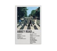 WHBRFO Poster décoratif sur toile pour chambre à coucher, motif « The Beatles Abbey Road », style sans cadre, 60 x 90 cm