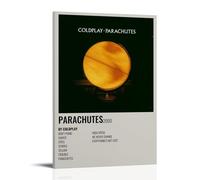 WHBRFO Poster mural décoratif sur toile pour chambre à coucher, motif parachutes Coldplay, style cadre - 30 x 45 cm