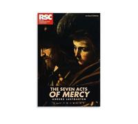 WHBRFO Seven Acts of Mercy Poster décoratif sur toile pour chambre à coucher, salon, 40 x 60 cm