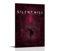 WHBRFO Silent Hill Poster décoratif sur toile pour chambre à coucher, style cadre, 20 x 30 cm
