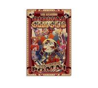 WHBRFO The Amazing Digital Cirque Poster décoratif sur toile pour chambre à coucher, style sans cadre, 30 x 45 cm