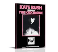 WHBRFO The Kick Inside-Kate Bush Poster décoratif sur toile pour chambre à coucher, style cadre 60 x 90 cm