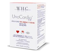WHC UNOCARDIO Hooggedoseerde omega3 Duo Capsule(S) Douce(S) 60 pc(s)