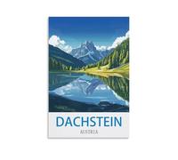 WHCHEEH Dachstein Poster de voyage vintage Autriche 30 x 45 cm