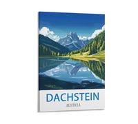 WHCHEEH Dachstein Poster de voyage vintage Autriche 50 x 75 cm