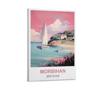 WHCHEEH Poster de voyage vintage Morbihan Bretagne 20 x 30 cm
