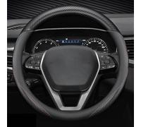whchion Couvre Volant Voiture, pour Ford Transit Tourneo Custom 2012-2024 Housse Volants Voiture 38cm Antidérapante Accessoires D'intérieur Protecteurs,A-O