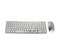 WHcmGSVNV 5.0 et ampli; Clavier Rechargeable sans Fil 2.4G Compatible avec la Victoire d'Android de Tablette(Silver Set)