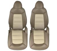 WHcmGSVNV Housses de Bas de siège Avant Beiges 2 Tons compatibles avec Expedition Eddie Bauer 2003-2017