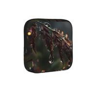 Wheat After Rain Sac de rangement compact pour serviettes hygiéniques Motif drapeau américain pour femme - Portable et élégant avec fermeture éclair pour un transport quotidien