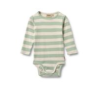 WHEAT Barboteuse / body 'Freddie' beige / menthe, Taille 86