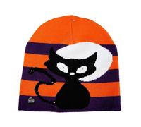 (Wheat colored) Adult Teens LED Light up Knitted Hat Winter Warmer Cycling Windproof Hat