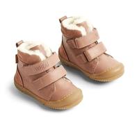 Wheat d'apprentissage pour Enfant Snug Tex-Unisexe-80% cuir-20% Daim-Respirantes-Imperméables Chaussure de première randonnée, 2163 Dusty Rouge, 25 EU