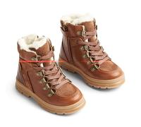 Wheat d'hiver pour Enfant Toni Tex Hiker-Unisexe-60% cuir-40% Daim-Respirantes-Imperméables Chaussure de Neige, 9002 Cognac, 30 EU