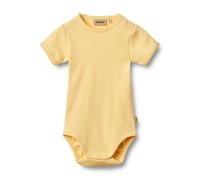 Wheat Fille Rib Body Barboteuse S/S Lace Elisa GOTS certifié
