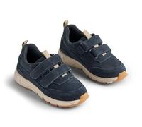 Wheat Garçon Kinder Sneaker mit Zweifachem Klett Alin-Unisex Basket, Bleu Marine (1432), 33 EU