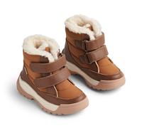 Wheat Garçon Kinder Unisex Winterschuh Millas Tex Wasserdicht-atmungsaktiv Gefüttert und Warm Leder Chaussure de Neige, 9002 Cognac, 24 EU
