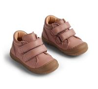 Wheat Garçon Unisex Kinder Bottes Ivalo avec Double Fermeture Velcro-Unisexe-Cuir véritable Chaussure de première randonnée, 2021 Old Rose, 23 EU