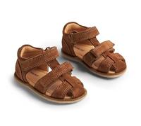 Wheat Garçon Unisex Kinder Sandales fermées Baya-Unisexe-Cuir véritable Chaussure de première randonnée, 9002 Cognac, 25 EU