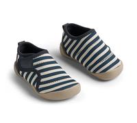 Wheat Garçon Unisex Strand-und Wasserschuhe Kinder Shawn Amtungsaktiv Chaussure de randonnée, 1325 Indigo Stripe, 22 EU