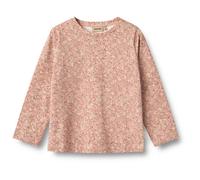 WHEAT - Kid's L/S Manna Girl - Haut à manches longues - 128 - rose dust flower meadow