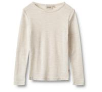WHEAT - Kid's Wool T-Shirt L/S Alfie - Sous-vêtement mérinos - 122 - eggshell melange