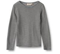 WHEAT - Kid's Wool T-Shirt L/S Alfie - Sous-vêtement mérinos - 98 - navy stripe