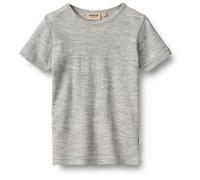 WHEAT - Kid's Wool T-Shirt S/S Seo - Sous-vêtement mérinos - 92 - melange grey