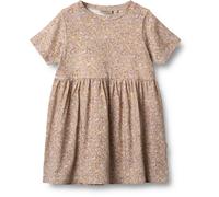 WHEAT Robe 'Anna' beige foncé / cognac / violet pastel, Taille 110