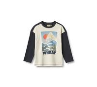 WHEAT T-Shirt 'Beck' marine / vert / orange / coquille d'oeuf, Taille 98