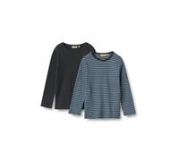 WHEAT T-Shirt 'Stig' bleu nuit / bleu clair, Taille 140