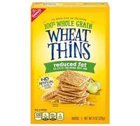 Wheat Thins Craquelins de blé à grains entiers réduits en gras, 237 ml