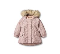 WHEAT Veste d’hiver 'Mathilde' vert / rose / rose / blanc, Taille 74