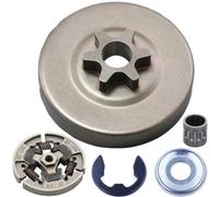 WheatThrive 3/8" Picco 6T Tambour d'embrayage pour tronçonneuse MS192T, MS193T, MS194T, MS200, MS200T, MS201 - Assemblage disque passif argent