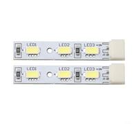 WheatThrive Barre lumineuse LED pour réfrigérateur Haier - Facile à installer - 4,5 cm