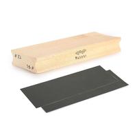 WheatThrive Bloc de ponçage bidirectionnel pour le nivellement des frettes et l'entretien de la touche, outil de luthier en bois avec papier grain 600